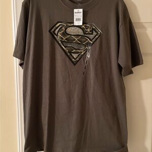 DC Comics Brown Superman Short Sleeve Tee